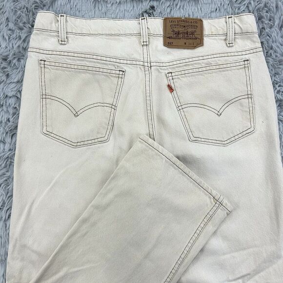 Levi's Jeans Men's 34.5X29 Beige VTG 90s‎ Orange Tab Made In USA December 1994 - Picture 1 of 16
